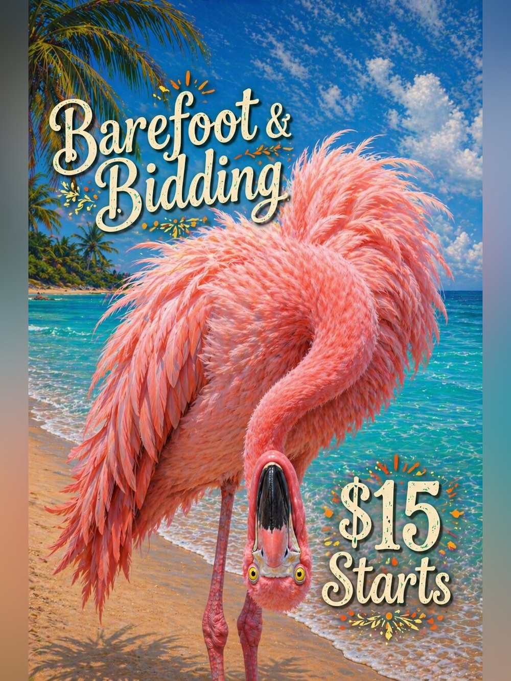 100-130 🩴 You’ve won barefoot & bidding 🩴 $15